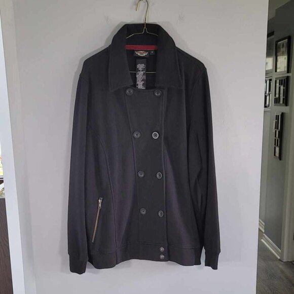 Harley Davidson button up jacket. Excellent condition. - Picture 1 of 13